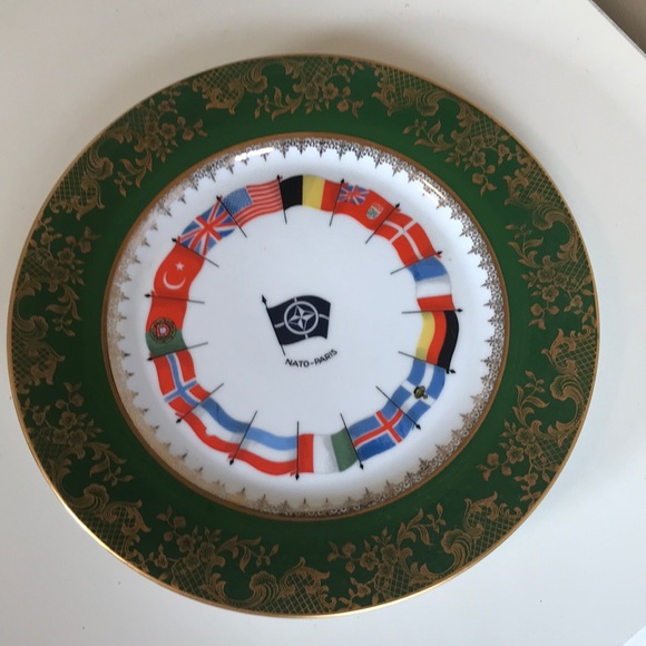 Limoges France NATO Plate - Picture 2 of 8